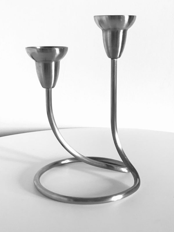 Image of the Georg Jensen Swing candleholder offered in this ad
