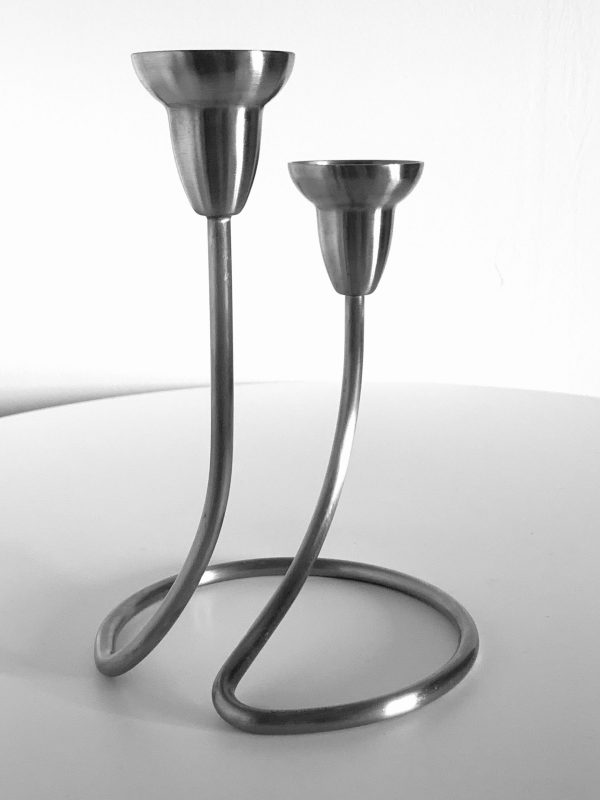 Image of the Georg Jensen Swing candleholder offered in this ad