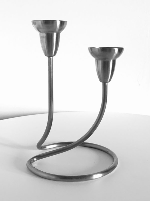 Image of the Georg Jensen Swing candleholder offered in this ad