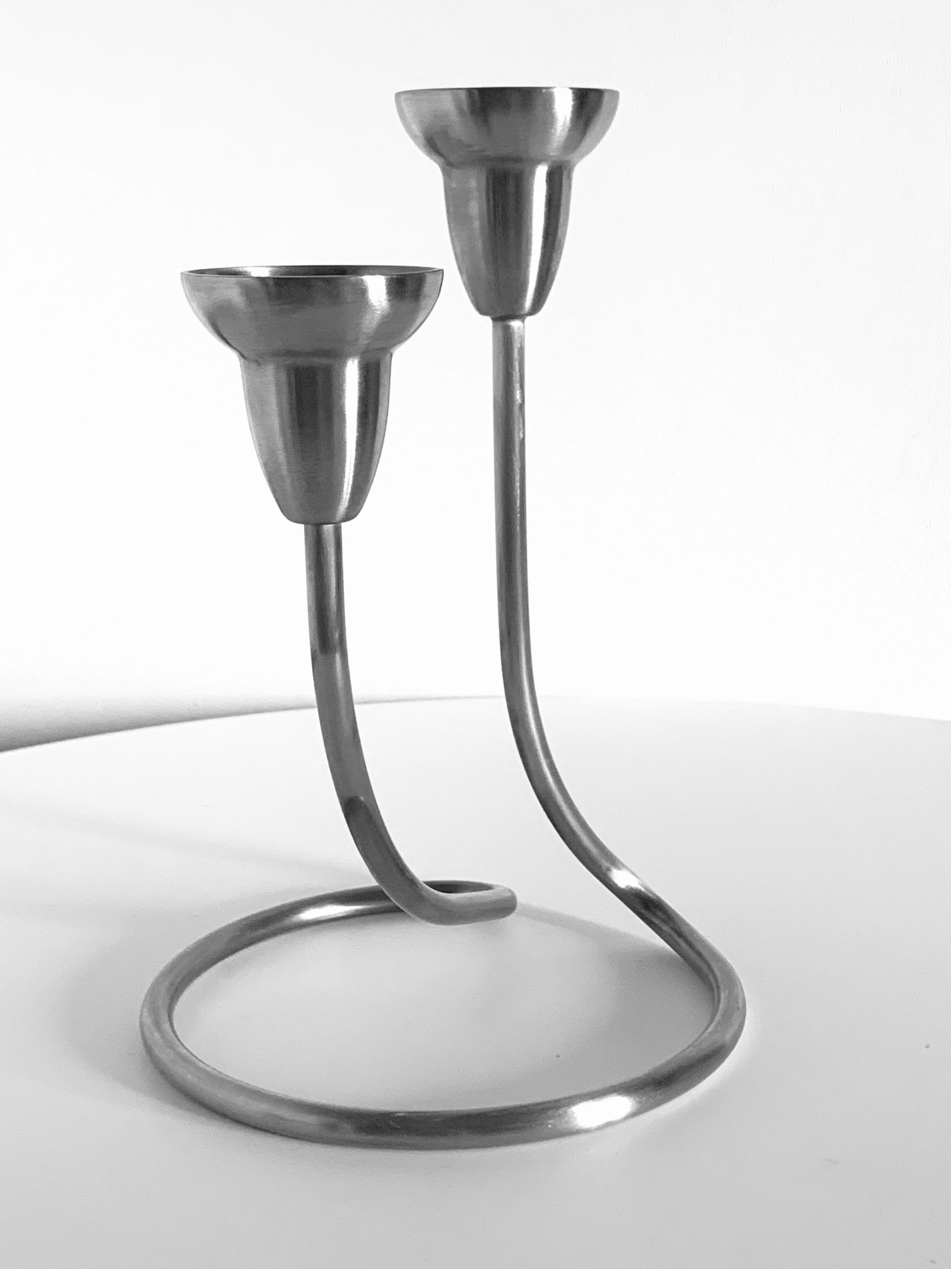 Image of the Georg Jensen Swing candleholder offered in this ad