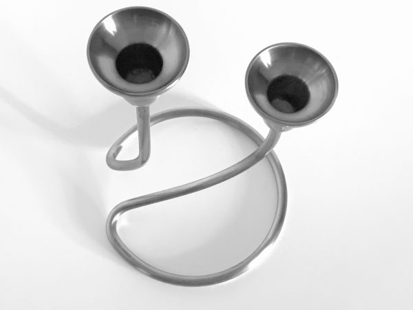 Image of the Georg Jensen Swing candleholder offered in this ad