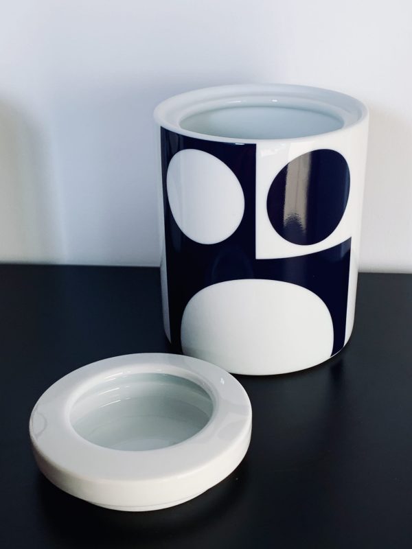 Afbeelding van de Verner Panton Menu voorraadpot die in deze advertentie wordt aangeboden.