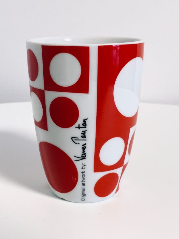 Afbeelding van de Verner Panton Menu beker rood 210 ml die in deze advertentie wordt aangeboden.
