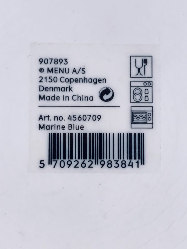 Afbeelding van de Verner Panton Menu onderzetter die in deze advertentie wordt aangeboden.