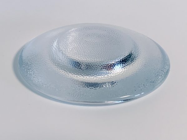 Afbeelding van de Iittala Nappi waxinelichthouder transparant groot die in deze advertentie wordt aangeboden.