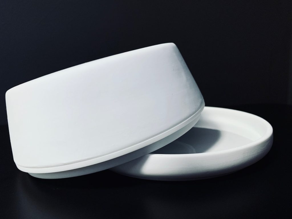 Image du pot bas Skagerak blanc 15 cm proposé dans cette annonce.