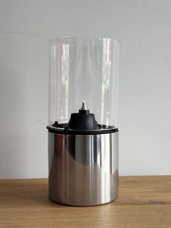 Stelton rvs Olielamp ontwerp van Erik Magnussen