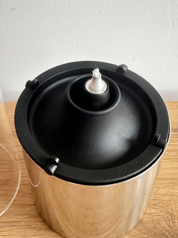 Stelton rvs Olielamp ontwerp van Erik Magnussen