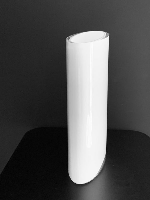 Afbeelding van de doorsnede van de Iittala Tapio Wirkkala Ovalis vaas 245 mm die in deze advertentie wordt aangeboden.