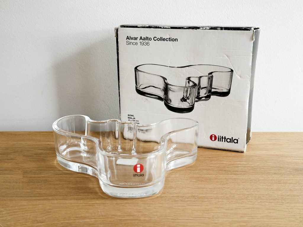 iittala Aalto schaal 136 mm transparant