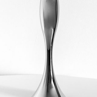Stelton Reflection Candleholder Mirror Silver Medium Chrome