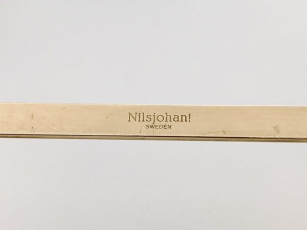 Bild der großen Nilsjohan Auflaufform aus Kupfer und Messing in ovaler Form, die in dieser Anzeige angeboten wird.