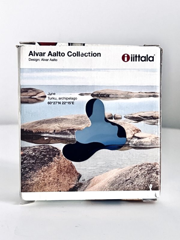 Abbildung der iittala Aalto Schale 98 mm Ultramarinblau, die in dieser Anzeige angeboten wird.