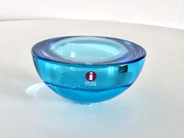 Iittala Ballo waxinelichthouder Licht blauw
