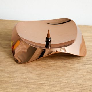 Stelton Papilio Uno Blok Kandelaar rosé