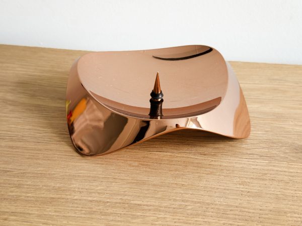 Stelton Papilio Uno Blok Kandelaar rosé