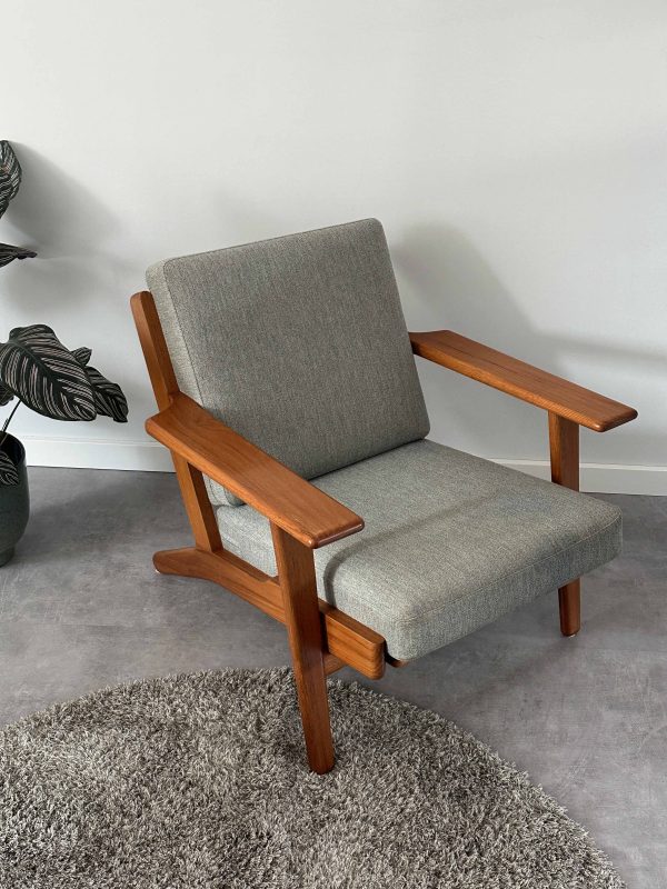 Vintage Getama GE290 stoel door Hans J. Wegner