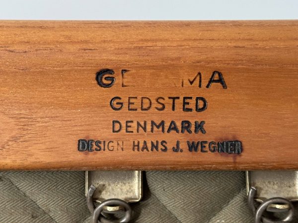 Vintage Getama GE290 stoel door Hans J. Wegner