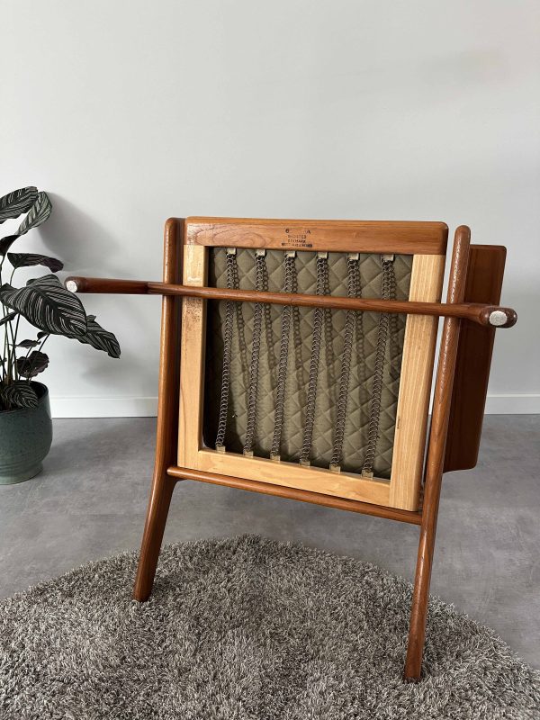Vintage Getama GE290 stoel door Hans J. Wegner